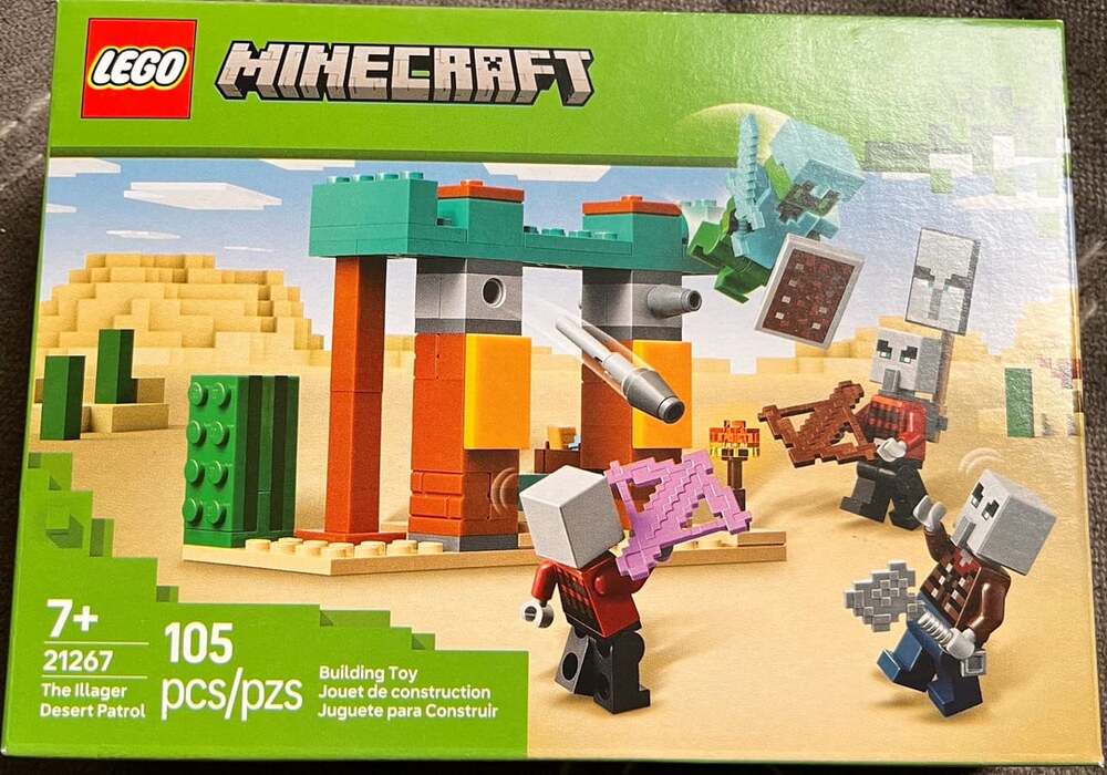 LEGO Minecraft The Illager Desert Patrol 21267 Building Kit
